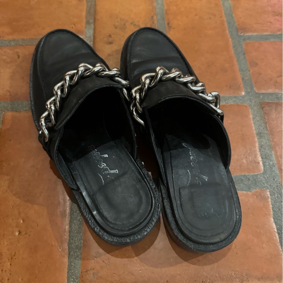 Free people leather slides - Picture 2 of 4